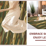 Ultra Soft Area Rug, Non Slip, Stain Resistant, Washable Area Rugs for Living Room, Bedroom, Earthy Toned Pike Imagery(Brown)