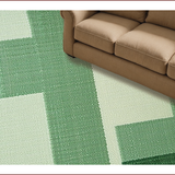 Ultra Soft Area Rug, Non Slip, Stain Resistant, Washable Area Rugs for Living Room, Bedroom, Abstract Low Pile Pet-Friendly Area Carpet(Green)