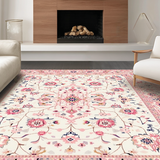 Artistic Creamy Petal Motif(Beige)