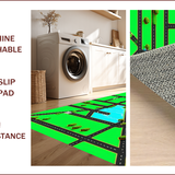 Playful Cityscape Road Map(Green)