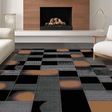 Ultra Soft Area Rug, Non Slip, Stain Resistant, Washable Area Rugs for Living Room, Bedroom, Elegant Earthy Animal Print Aesthetic(Brown)