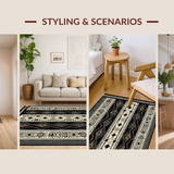 Elegant Black and White Lattice(Black)