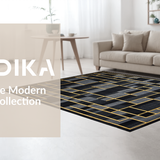 Contemporary Abstract Geometric Aesthetic(Black)