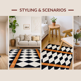 Elegant Symmetrical Trellis Design(Black)