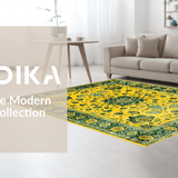Chic Vintage Symmetrical Design(Yellow)