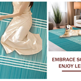 Elegant Monochrome Symmetrical Arrangement(Blue)