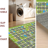 Contemporary Tan Cityscape(Gray)