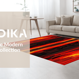 Eye Catching Abstract Volcanic Motif(Red)