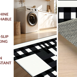 Charming Reversible Rustic Plaid Arrangement(Black)