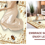 Chic Minimalist Patterned Tiles(Beige)