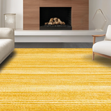 Ultra Soft Area Rug, Non Slip, Stain Resistant, Washable Area Rugs for Living Room, Bedroom, Sunny Minimalist Cozy Texture(Gold)