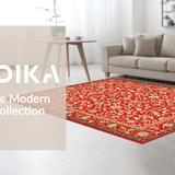 Playful Colorful Floral Design(Red)