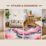 Sleek Modern Pastel Swirls(Pink)