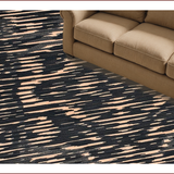 Modern Textured Black and Gray(Black)