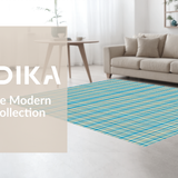 Contemporary Textured Plaid Motif(Beige)