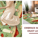 Cozy Earthy Tones Mushroom Design(Green)