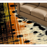 Ultra Soft Area Rug, Non Slip, Stain Resistant, Washable Area Rugs for Living Room, Bedroom, Elegant Modern Animal Motif(Brown)