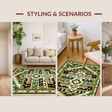 Intricate Black and Brown Artistry(Green)