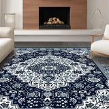 Artful Ogee with Gray Accents(Blue)