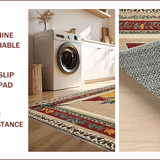Ultra Soft Area Rug, Non Slip, Stain Resistant, Washable Area Rugs for Living Room, Bedroom, Natural Fishing Cabin Non-Slip Accent Rug(Beige)