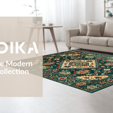 Stylish Geometric Diamond Arrangement(Green)