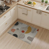 Abstract Geometric Multi-Color Geometric Modern Area Rug