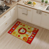 Playful Lion ABC Alphabet Kids Rug