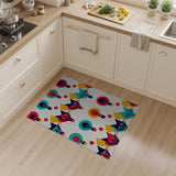 Whimsical Cartoon Cats and Lightbulbs Area Rug