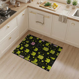 Playful Cartoon Cats Stars Area Rug