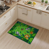 Playful Jungle Safari Kids Area Rug