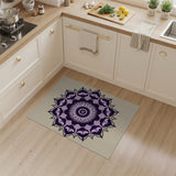 Geometric Modern Intricate Purple Mandala Area Rug