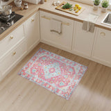 Distressed Vintage Pink Distressed Vintage Area Rug