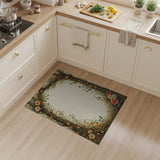 Floral Tree Arch Vintage Area Rug