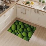 Lush Green Moss Orb Area Rug