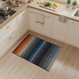 Multi-Color Gradient Stripe Area Rug