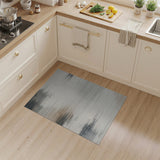 Grey Sweeping Grey Abstract Area Rug