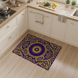 Royal Purple Gold Traditional Persian Rug