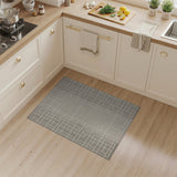 Geometric Modern Modern Grey Geometric Lattice Area Rug