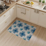 Teal Starburst Coastal Area Rug