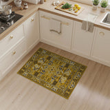 Mustard Yellow Heritage Tribal Area Rug