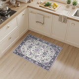 Purple Floral Vintage No. 17 Area Rug