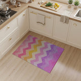 Vibrant Chevron Multi-Color Area Rug