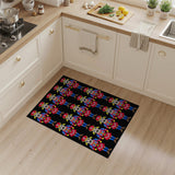 Festive Nutcracker Soldiers Pattern Rug