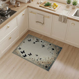 Vintage Butterfly Meadow Floral Rug