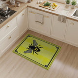Sunny Yellow Bee Area Rug