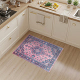 Pink Traditional Persian Medallion Rug