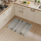 Beige Neutral Striped Geometric Beige and Neutral Area Rug