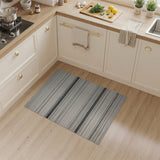 Modern Black White Striped Black and White Area Rug
