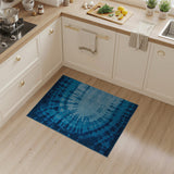 Radiant Navy Tie-Dye Area Rug