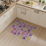 Vibrant Tulip Garden Multi-Color Area Rug